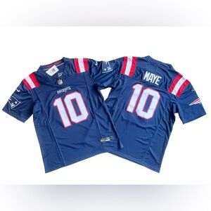 Kids New England Patriots Drake Maye Jersey Youth S